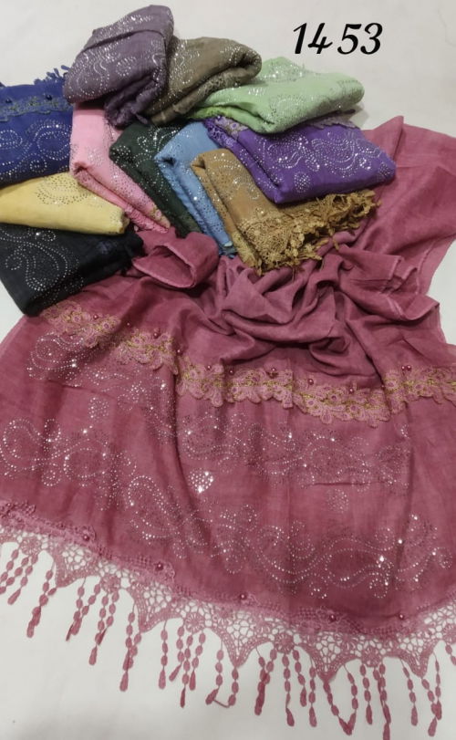 1453 Hijab Festive Wear Designer Hijab Collection
